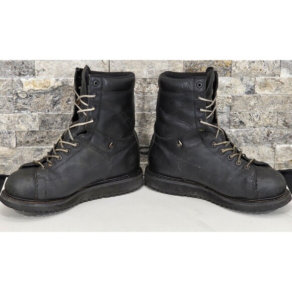 JB Goodhue Ironworker Steel Toe Work Boot Men 10 EEE Insulated Leather ESR Black main image 9